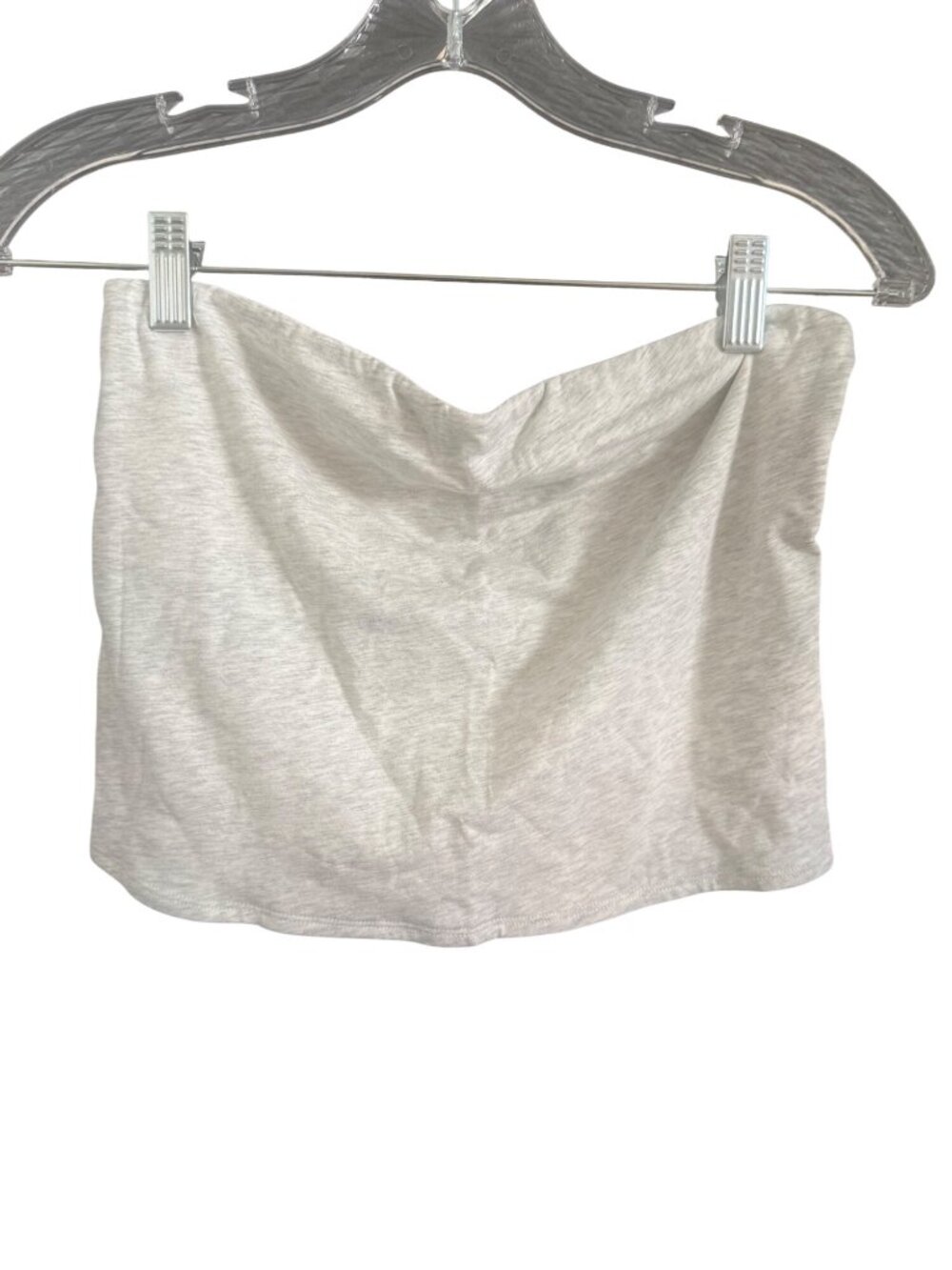 No Boundaries Womens Heather Gray Tube Top Size M (8-10)